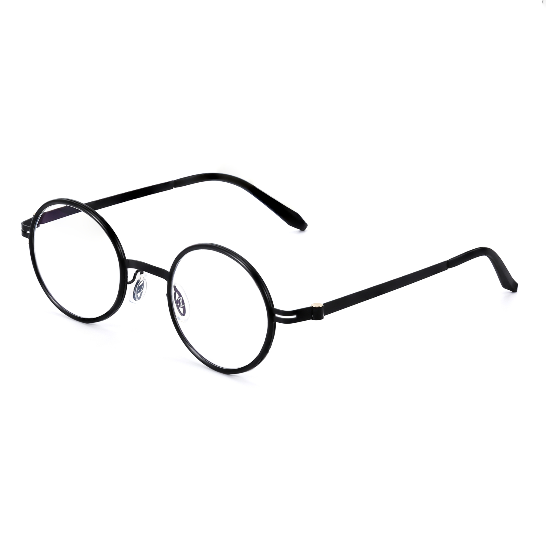 RETRO-VOLLRAHMEN-LESEBRILLE AUS METALL MIT ANTI-BLAULICHT