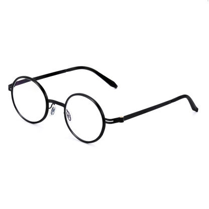 RETRO-VOLLRAHMEN-LESEBRILLE AUS METALL MIT ANTI-BLAULICHT