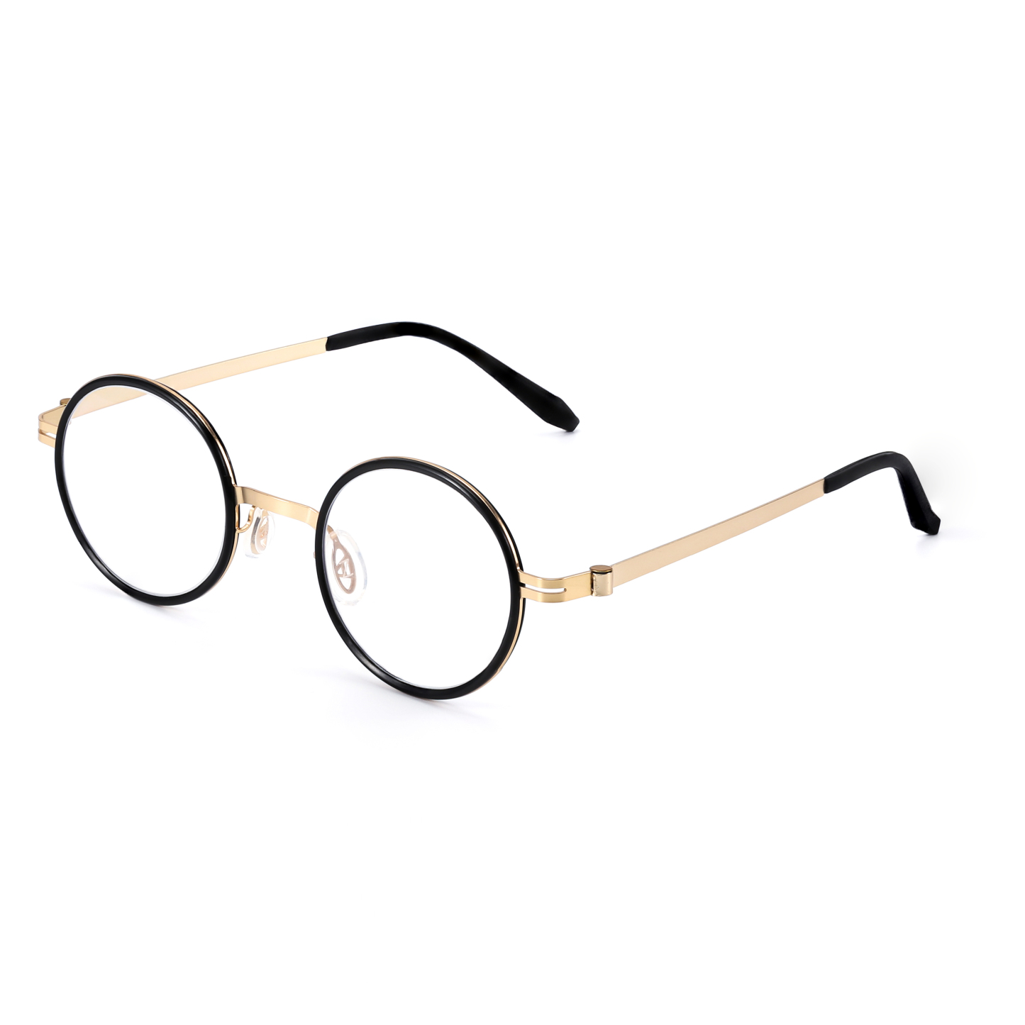 RETRO-VOLLRAHMEN-LESEBRILLE AUS METALL MIT ANTI-BLAULICHT