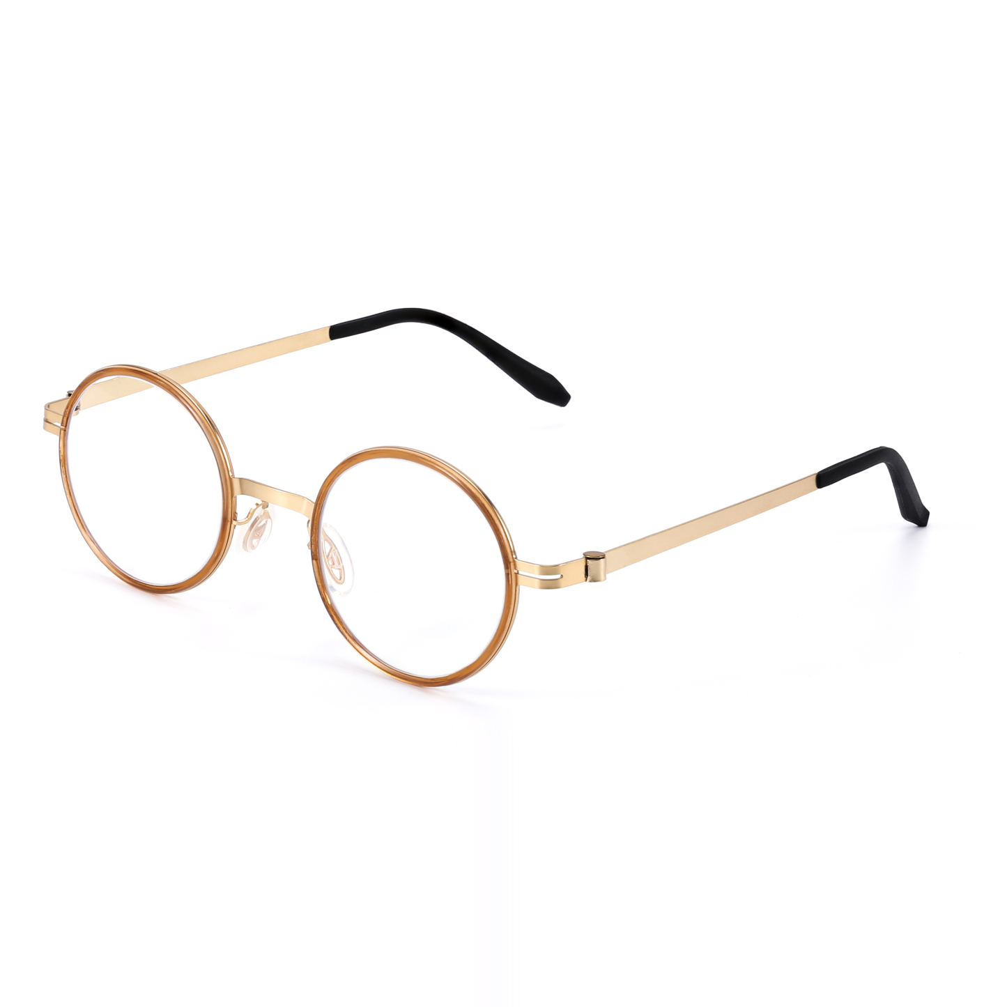 RETRO-VOLLRAHMEN-LESEBRILLE AUS METALL MIT ANTI-BLAULICHT