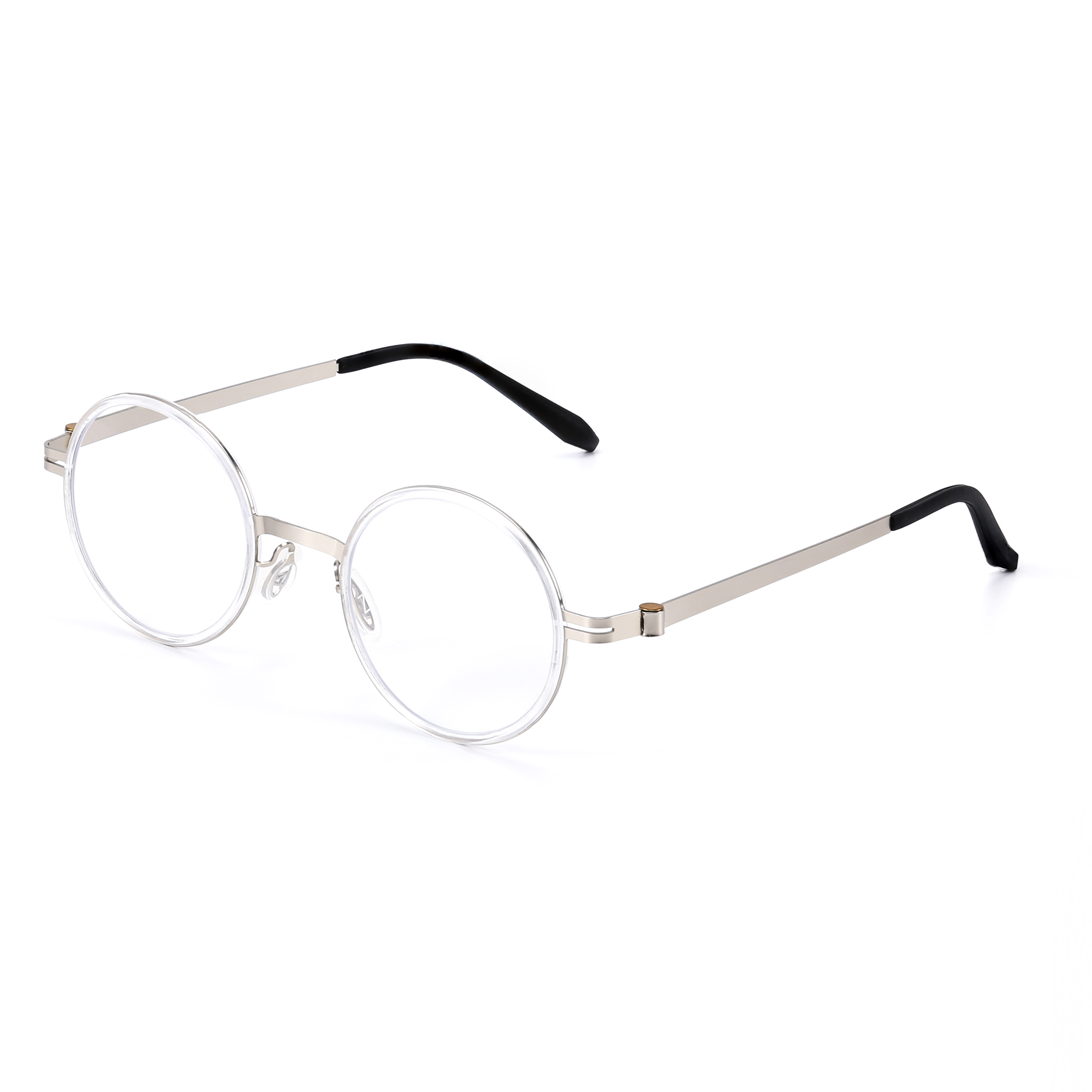 RETRO-VOLLRAHMEN-LESEBRILLE AUS METALL MIT ANTI-BLAULICHT