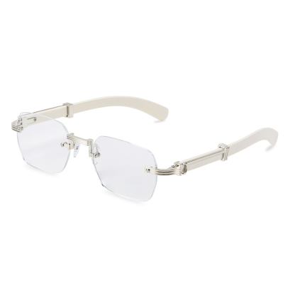 RETRO HOCHWERTIGE RANDLOSE BLAULICHTFILTER-LESEBRILLE