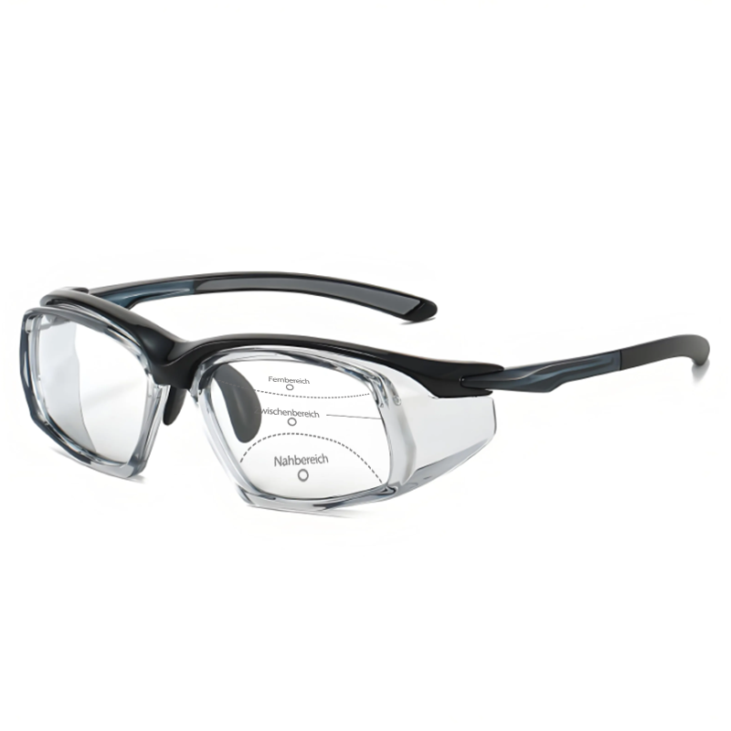 STAUBDICHTE UND BESCHLAGFREIE VOLLSTÄNDIG GESCHLOSSENE SCHUTZBRILLE