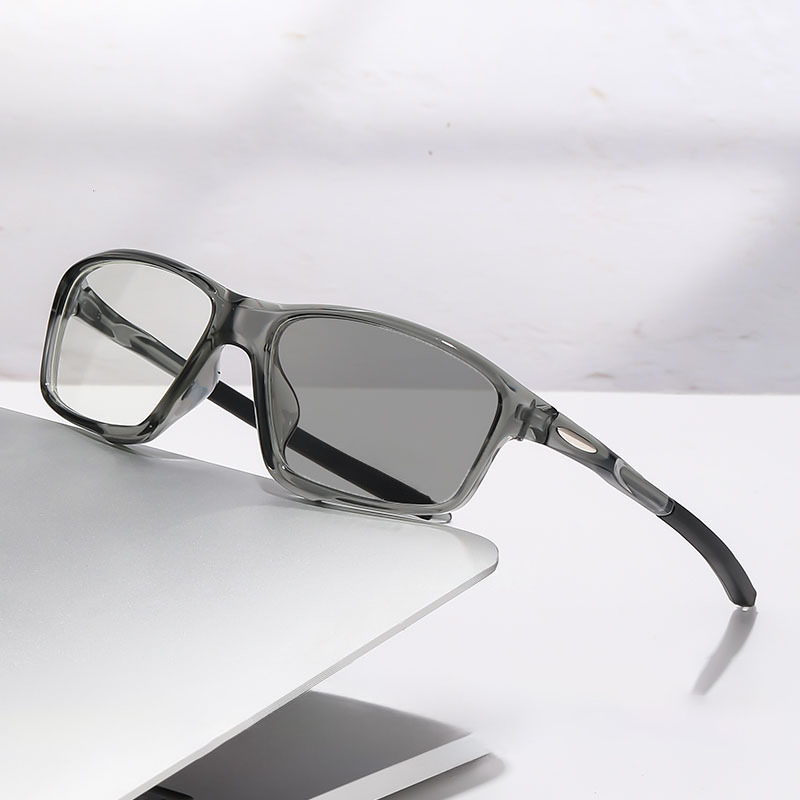 OUTDOOR ULTRA-LIGHT SPORTS SQUARE FRAME PHOTOCHROMIC READING GLASSES