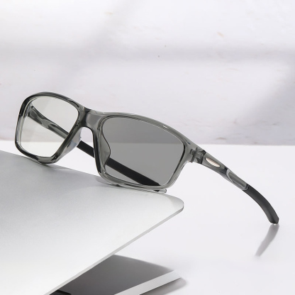 OUTDOOR ULTRA-LIGHT SPORTS SQUARE FRAME PHOTOCHROMIC READING GLASSES