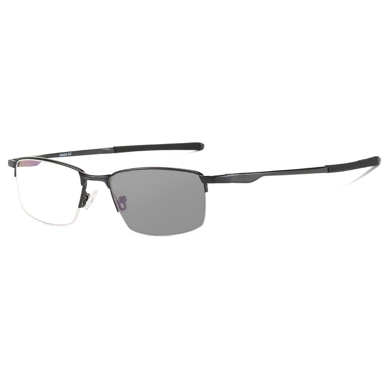 BUSINESSSTIL HALB RANDLOSE MINIMALISTISCHE PHOTOCHROME MULTIFOKALE LESEBRILLE