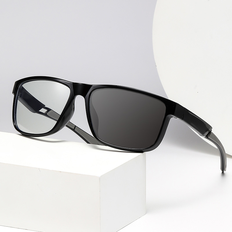 SPORTS OUTDOOR SQUARE FRAME PHOTOCHROMIC READING GLASSES
