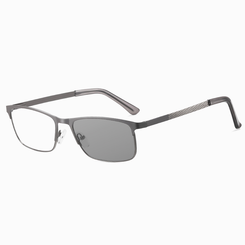 LIGHTWEIGHT & TOUGH SEMI-RIMLESS PHOTOCHROMIC PROGRESSIVE MULTIFOCAL READING GLASSES