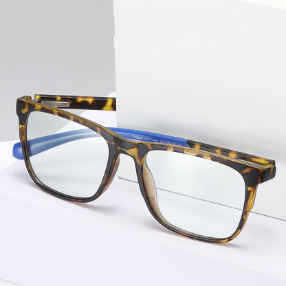 FASHIONABLE CLASSIC LARGE FRAME COLOR-CHANGING MULTI-FOCAL READING GLASSES