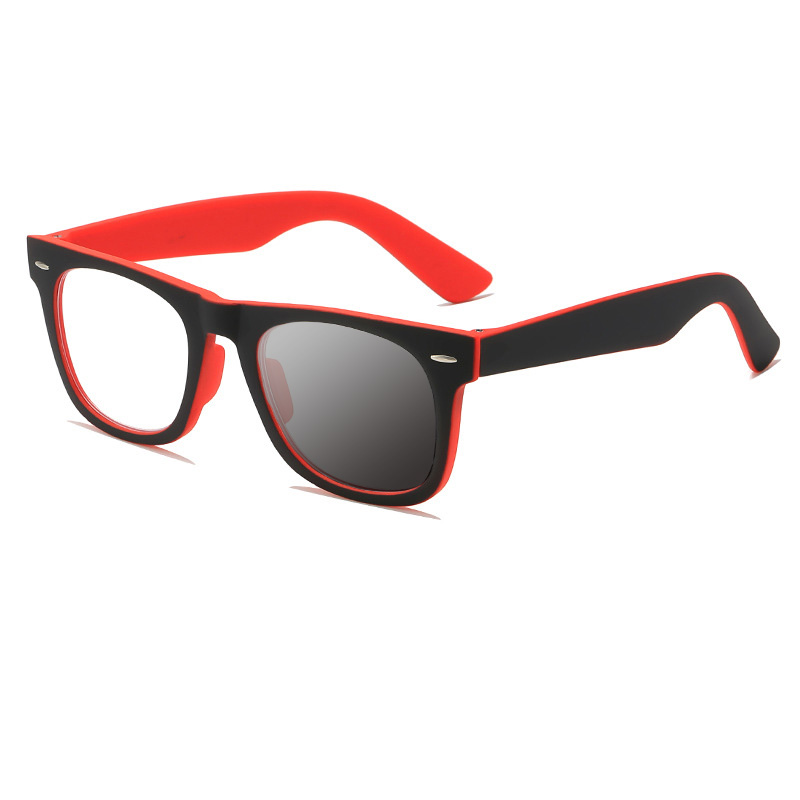 FASHION LARGE FRAME COLOR MATCHING GLASSES