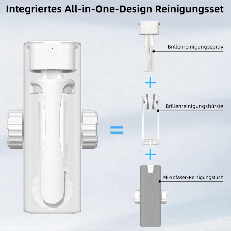 Multifunktionales Brillenreinigungsset