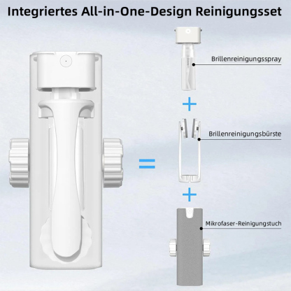 Multifunktionales Brillenreinigungsset