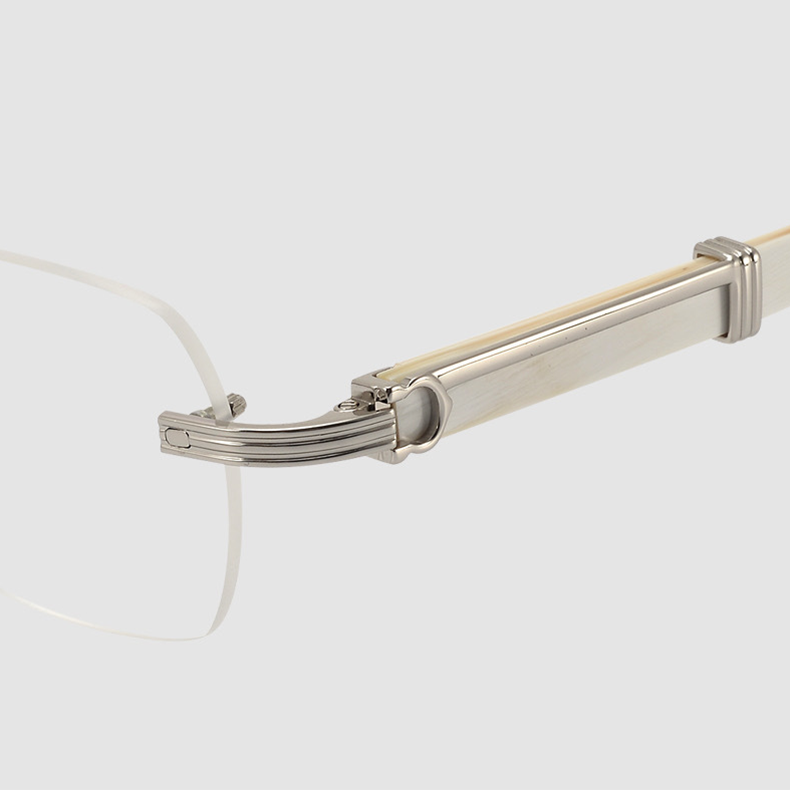 RETRO HOCHWERTIGE RANDLOSE BLAULICHTFILTER-LESEBRILLE