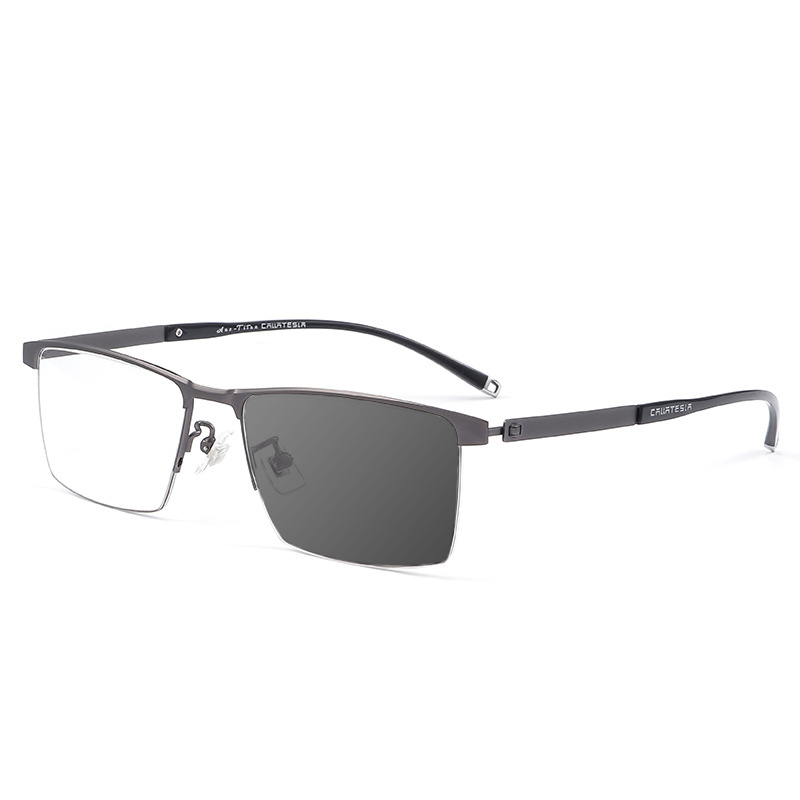 BUSINESS CASUAL PURE TITANIUM COLOR CHANGING MULTI-FOCAL READING GLASSES