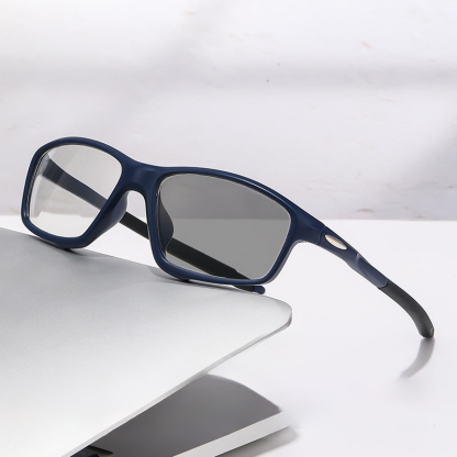OUTDOOR ULTRA-LIGHT SPORTS SQUARE FRAME PHOTOCHROMIC READING GLASSES