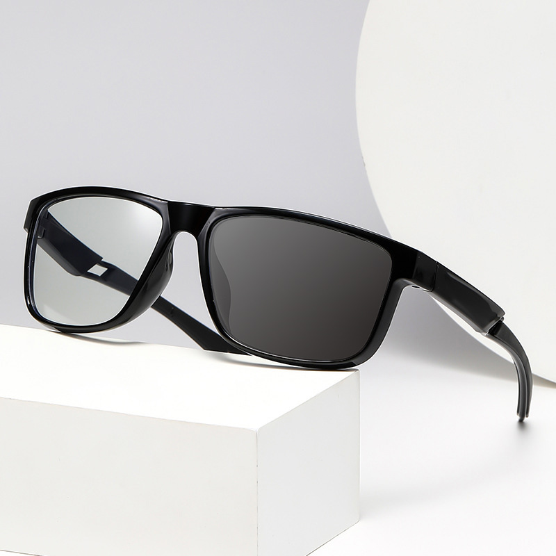 SPORTS OUTDOOR SQUARE FRAME PHOTOCHROMIC READING GLASSES