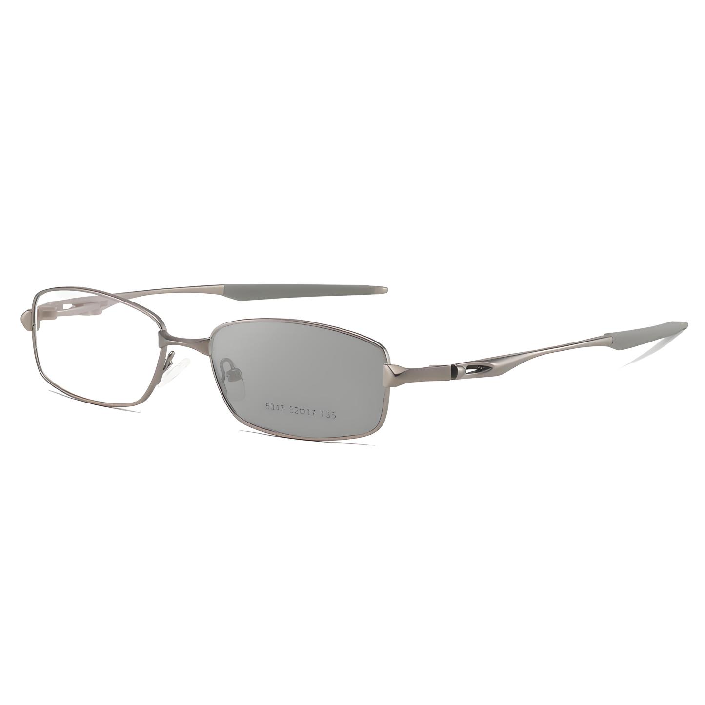 LIGHTWEIGHT METAL READING GLASSES WITH SPRING HINGES