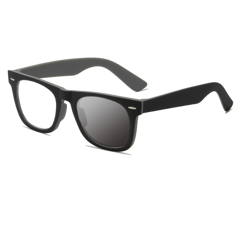 FASHION LARGE FRAME COLOR MATCHING GLASSES