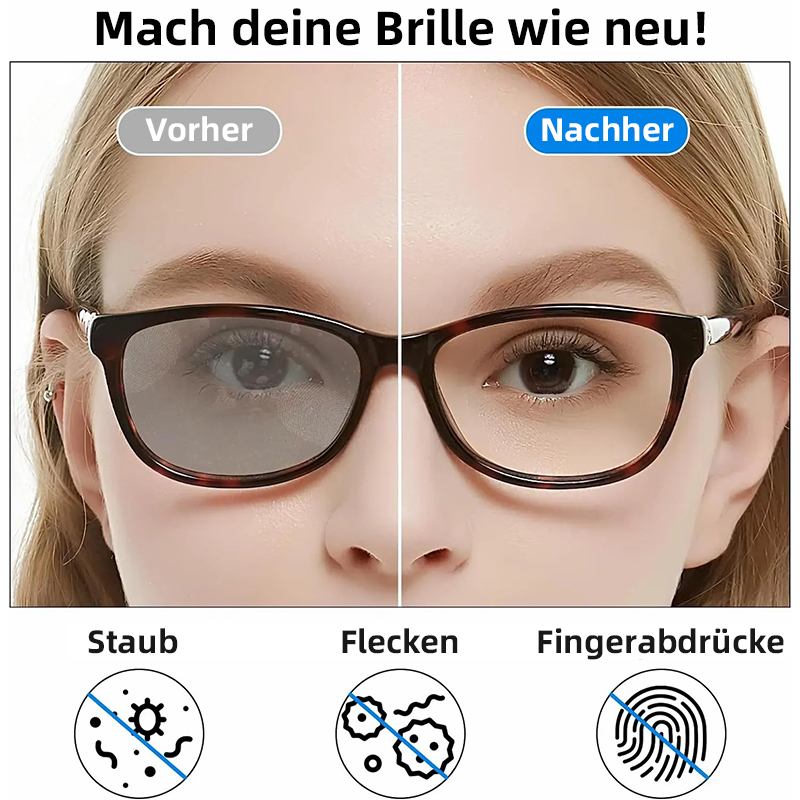 Multifunktionales Brillenreinigungsset