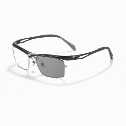 STYLISH REVERSIBLE BUSINESS PHOTOCHROMIC MULTIFOCAL READING GLASSES