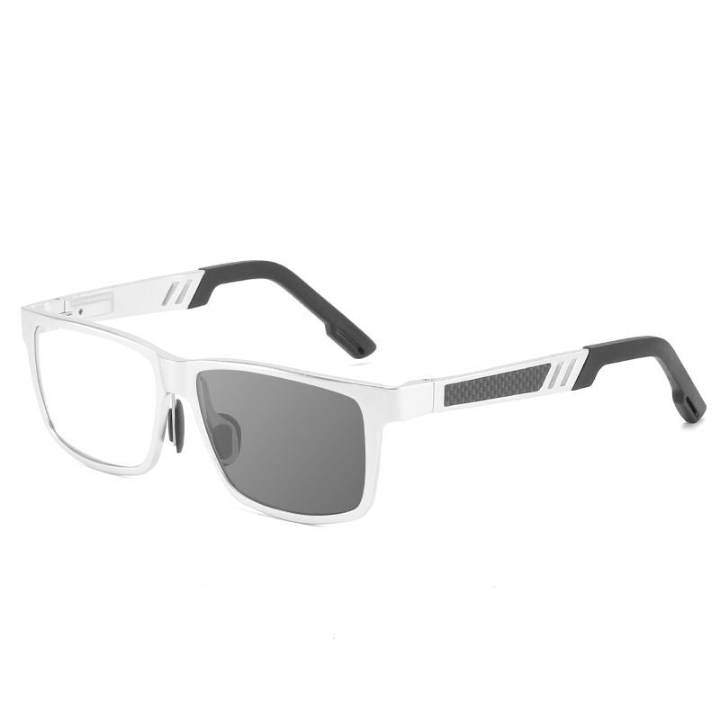 BUSINESS FASHION ALUMINUM MAGNESIUM COLOR CHANGING MULTI-FOCAL READING GLASSES