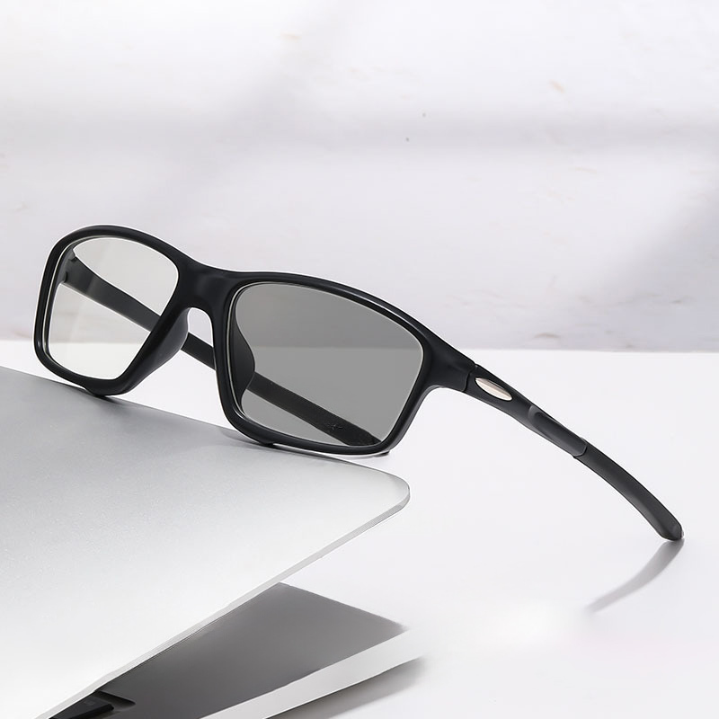 OUTDOOR ULTRA-LIGHT SPORTS SQUARE FRAME PHOTOCHROMIC READING GLASSES
