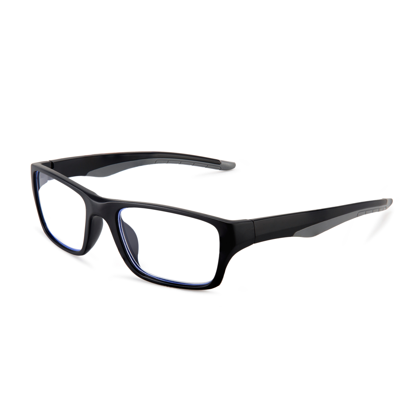 Korrektionsbrille – MODISCHE SPORT-LESEBRILLE MIT GROSSEM RAHMEN UND BLAULICHTFILTER