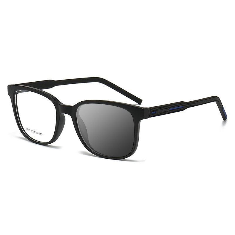 BUSINESS SQUARE LARGE FRAME SPRING HINGE COLOR CHANGING READING GLASSES