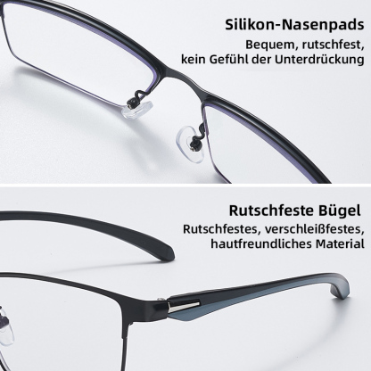 TITAN MULTIFOKALE LESERBRILLEN FOTOCHROMATISCH PROGRESSIVE DOPPELTE ANTI-BLAULICHT