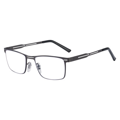 FASHION BUSINESS METAL LARGE FRAME MULTIFOCAL PHOTOCHROMIC GLASSES