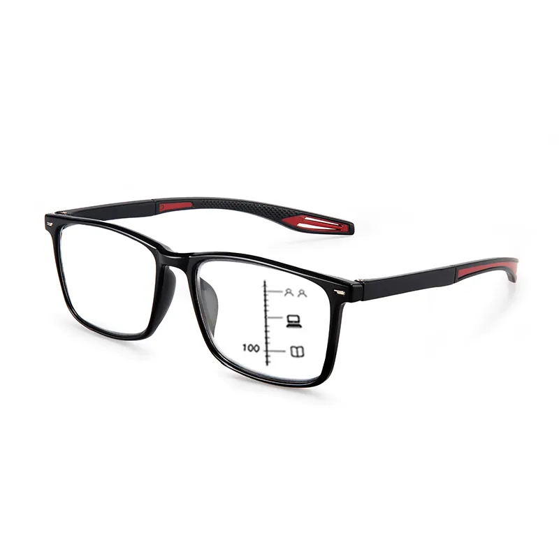 SPORTLICHE ULTRALEICHTE BEQUEME STURZSICHERE BLAULICHTFILTER-LESEBRILLE