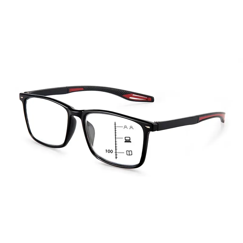 SPORTLICHE ULTRALEICHTE BEQUEME STURZSICHERE BLAULICHTFILTER-LESEBRILLE