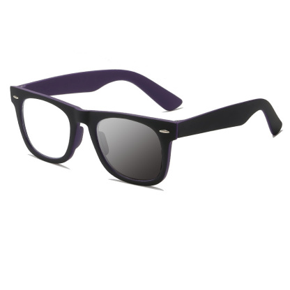 FASHION LARGE FRAME COLOR MATCHING GLASSES