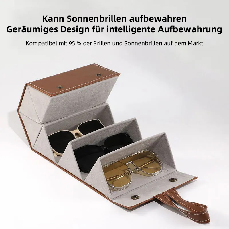 TRAGBARE FALTBARE REISEBRILLEN-SONNENBRILLEN-AUFBEWAHRUNGSBOX