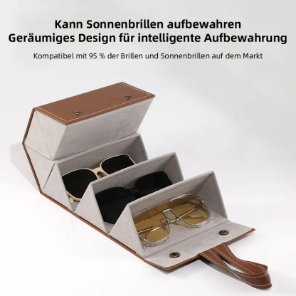 TRAGBARE FALTBARE REISEBRILLEN-SONNENBRILLEN-AUFBEWAHRUNGSBOX