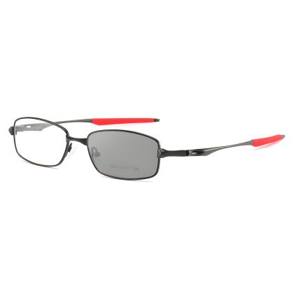 LIGHTWEIGHT METAL READING GLASSES WITH SPRING HINGES