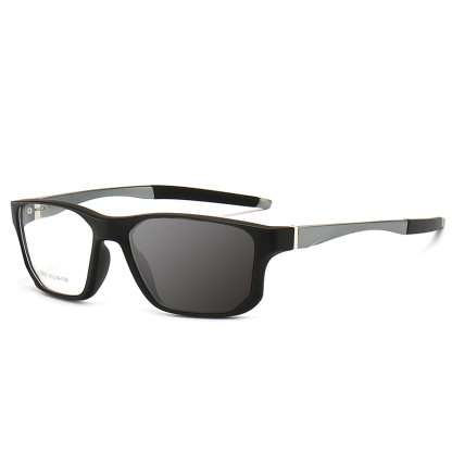 MEN'S POLYGONAL TR BUSINESS ANTI-BLUE LIGHT READING GLASSES