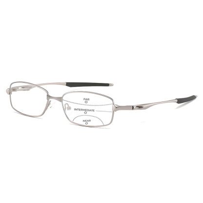 LIGHTWEIGHT METAL READING GLASSES WITH SPRING HINGES