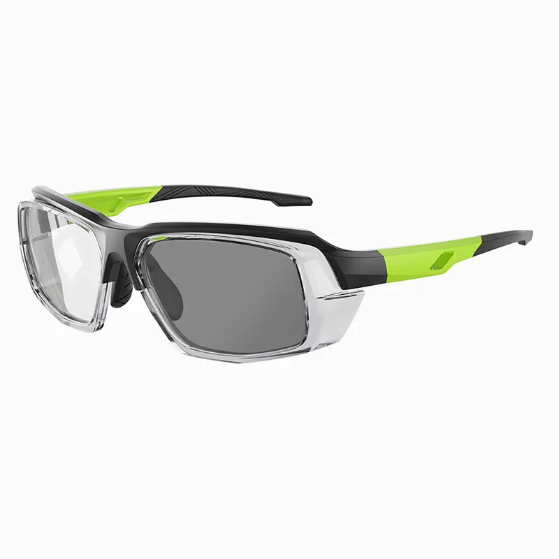 ABNEHMBARE SPORTLICHE SICHERHEITS-LESEBRILLE MIT PHOTOCHROMEN MULTIFOKALEN GLÄSERN