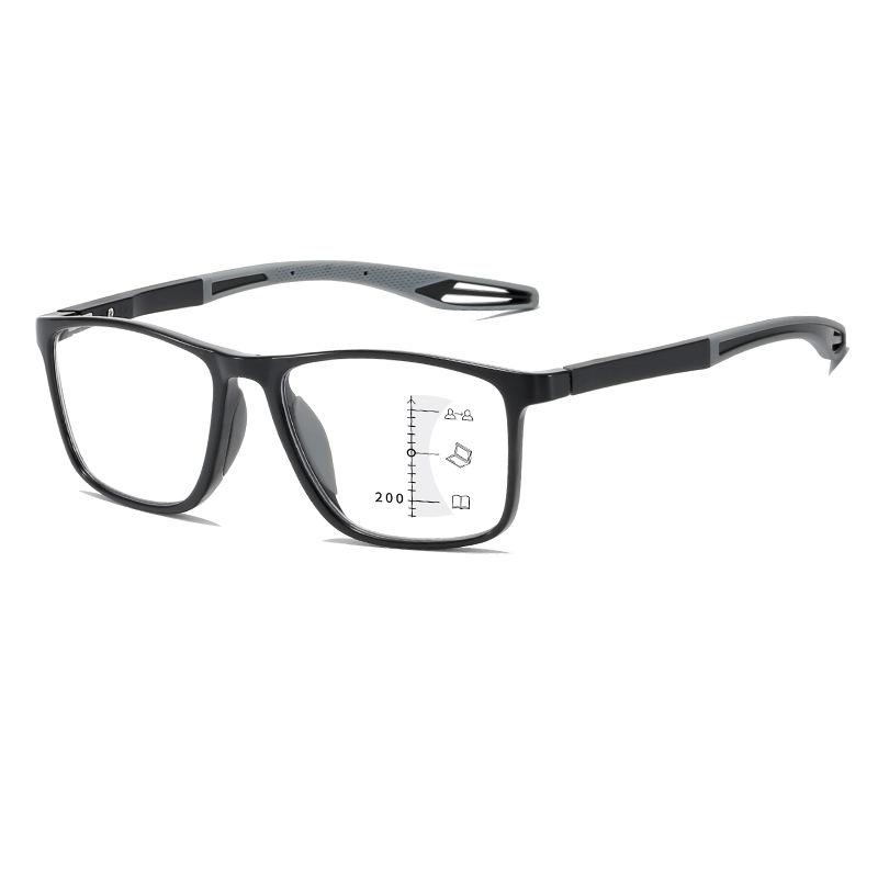SPORTS TR SQUARE FRAME ULTRA-LIGHT ANTI-BLUE LIGHT READING GLASSES