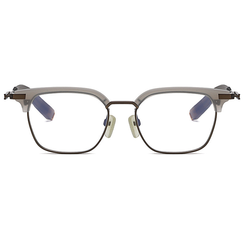 RETRO BUSINESS HALF FRAME PURE TITANIUM READING GLASSES