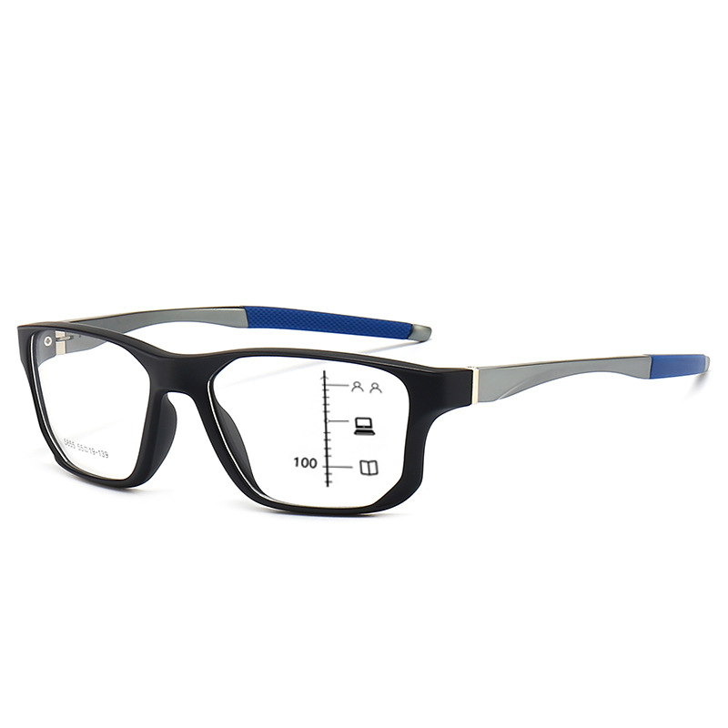 MEN'S POLYGONAL TR BUSINESS ANTI-BLUE LIGHT READING GLASSES