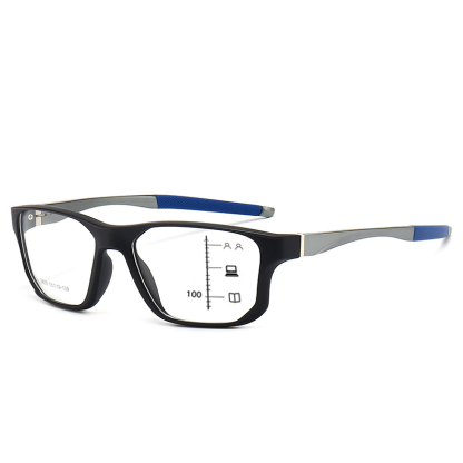 MEN'S POLYGONAL TR BUSINESS ANTI-BLUE LIGHT READING GLASSES