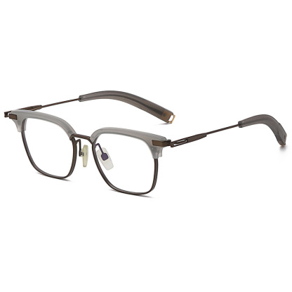 RETRO BUSINESS HALF FRAME PURE TITANIUM READING GLASSES