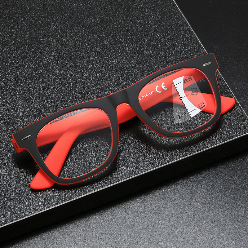 FASHION LARGE FRAME COLOR MATCHING GLASSES