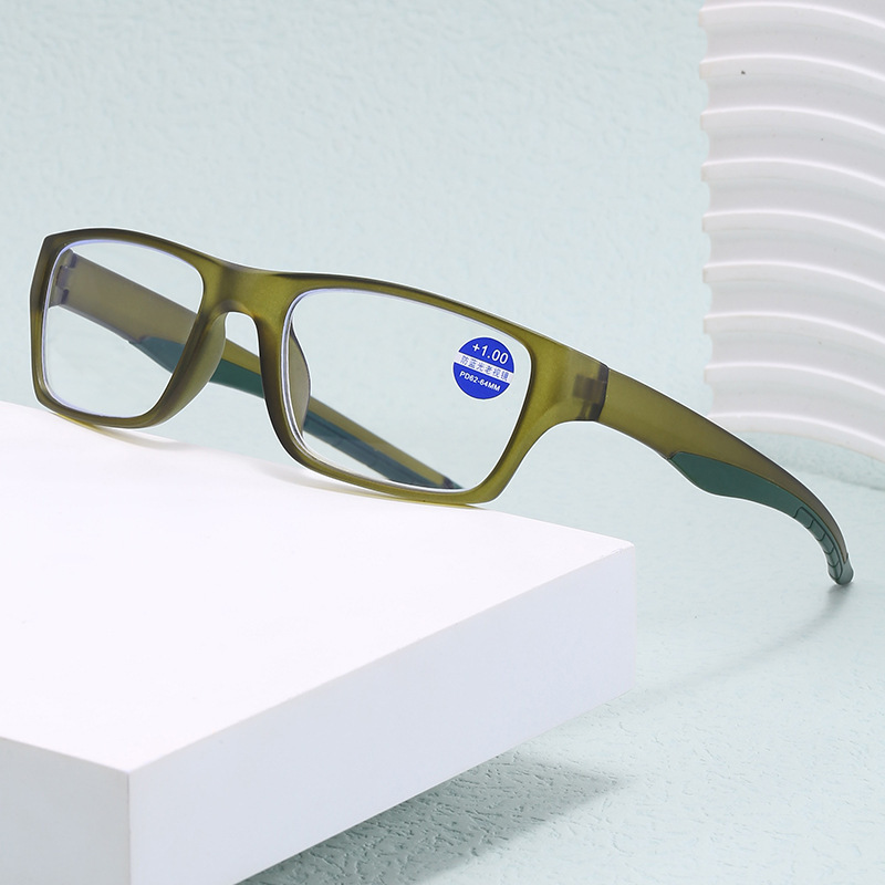 FASHION SPORTS LARGE FRAME ANTI-BLUE LIGHT READING GLASSES