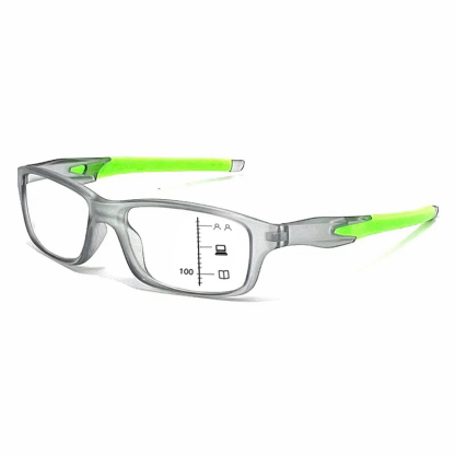 MEN'S RETRO SQUARE FRAME SPORTS ANTI-BLUE LIGHT PHOTOCHROMIC READING GLASSES