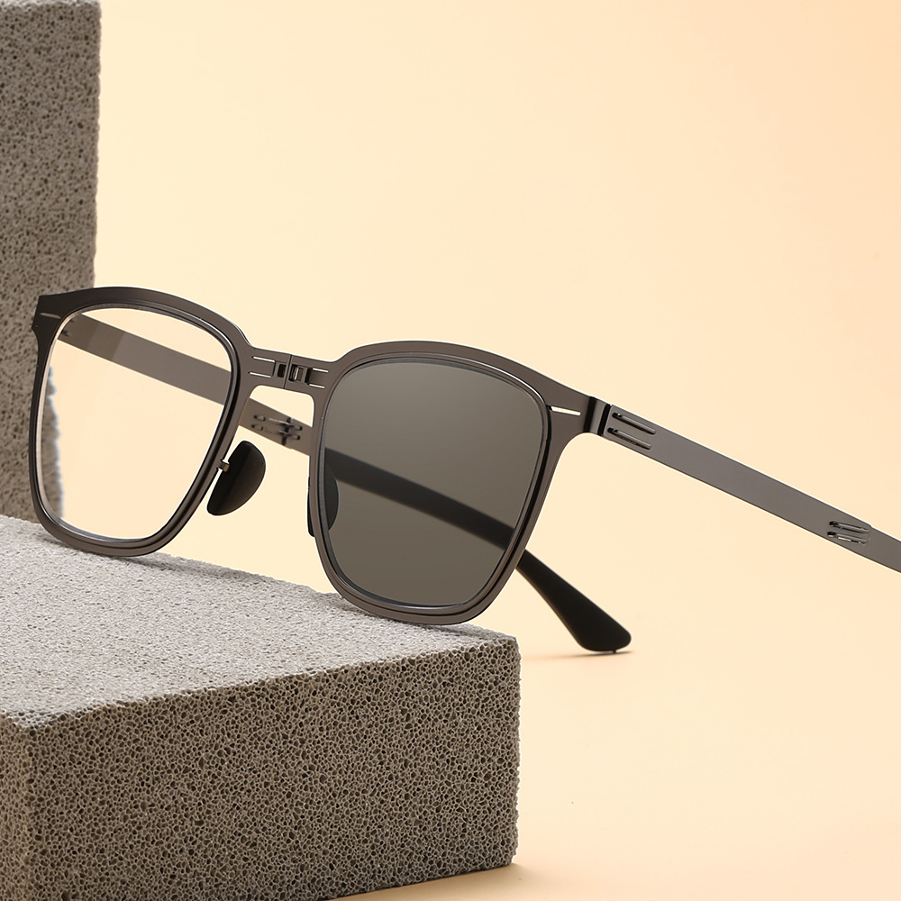 ULTRA-LIGHT FOLDABLE BUSINESS COLOR-CHANGING MULTI-FOCAL READING GLASSES