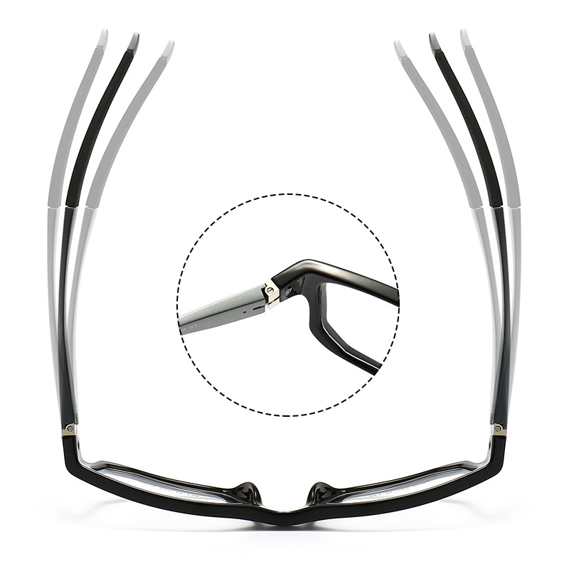 MEN'S POLYGONAL TR BUSINESS ANTI-BLUE LIGHT READING GLASSES