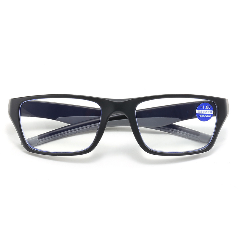 FASHION SPORTS LARGE FRAME ANTI-BLUE LIGHT READING GLASSES